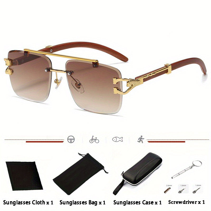 Retro Square Sunglasses Men Women Sun Glasses Men Travelling Eyewear