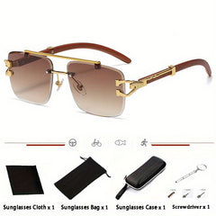 Retro Square Sunglasses Men Women Sun Glasses Men Travelling Eyewear