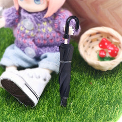 Dollhouse Miniatures Umbrella Model Openable Polyester Material