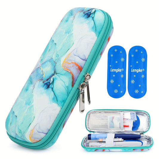 Fantasy-themed Insulin Cooler Travel Case with Ice Packs