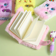 Cartoon Plush Hand Book Cat Children's Book Bag Pendant Gift