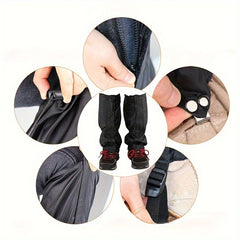 Sandproof Leg Gaiter with Zipper for Outdoor Activities