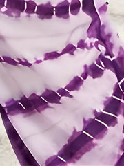 Women's Plus Tie Dye Shirred Waist Carrot Pants