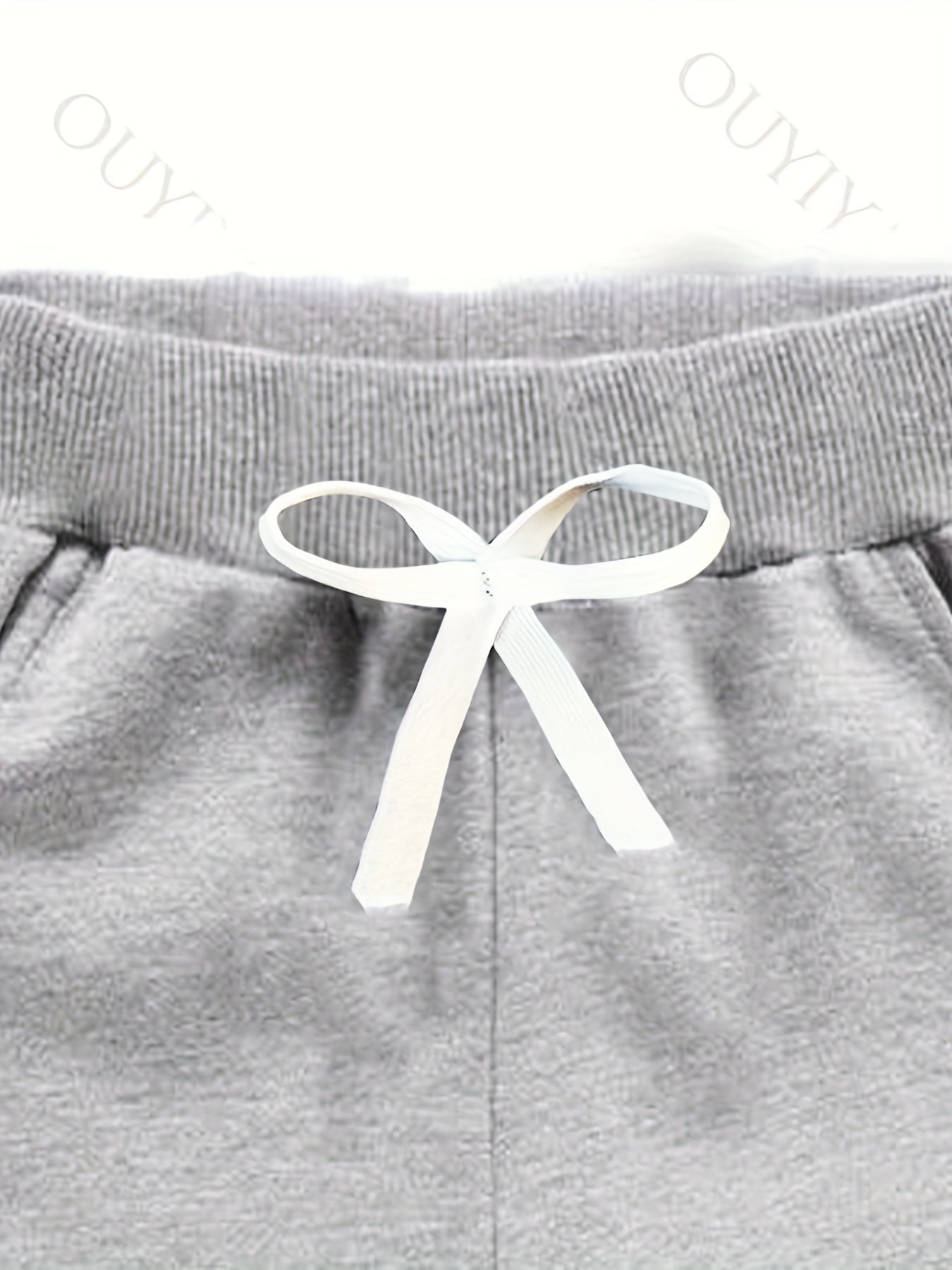 2pc Boys Solid Drawstring Shorts Quick-drying for Summer