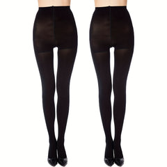 Opaque Tights High Waist Slim Footed Pantyhose Women's Stockings