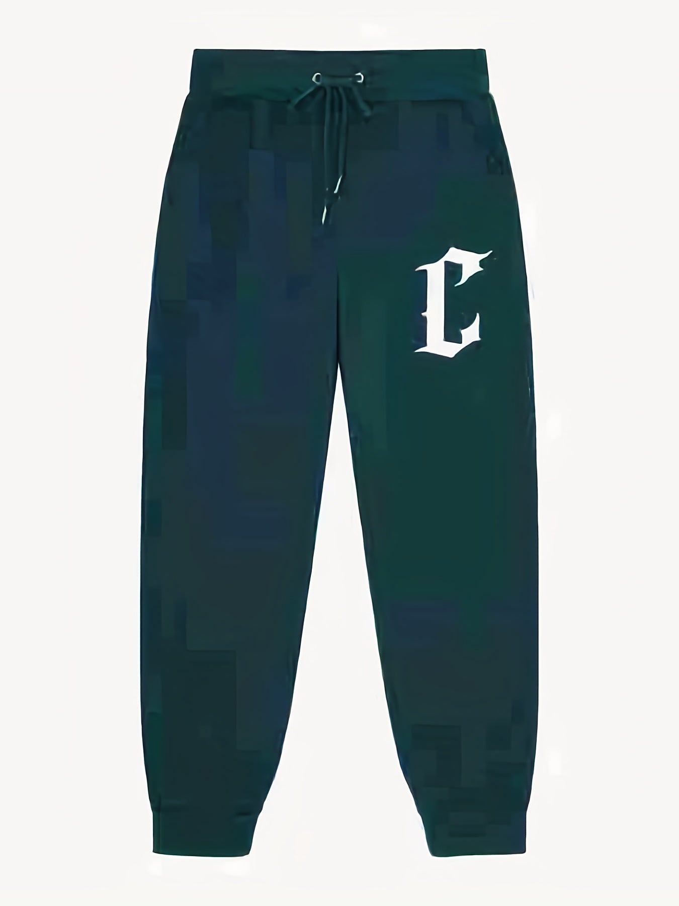 Stylish C Pattern Men's Drawstring Pants Active Stretch Trousers