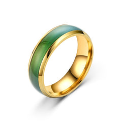 1pc Stainless Steel Couple's Changing Ring