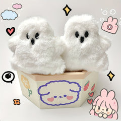 Small Ghost Plush Toy Bag Keychain Pendant Doll Gift