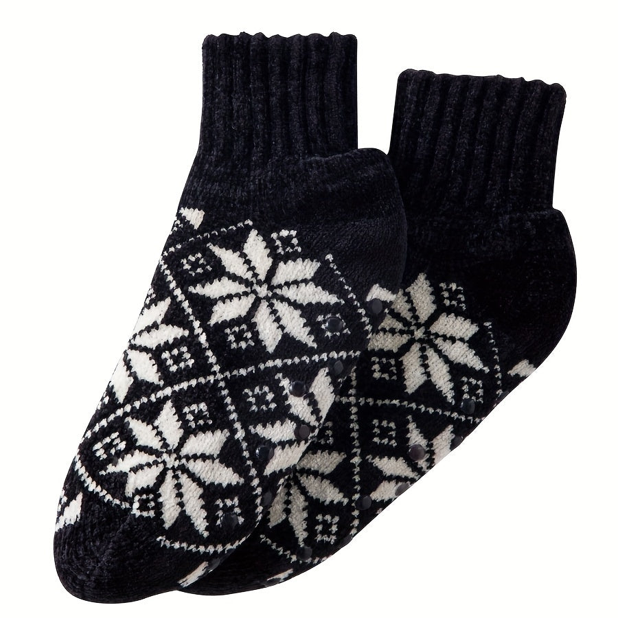 Geometric Pattern Socks Women's Mid Tube Stockings