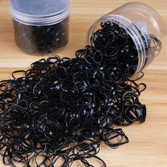 500 Mini Soft Rubber Bands For Girls & Women