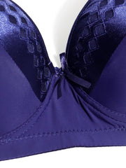  Bow Push Up Solid Bra Women's Sexy Bralette
