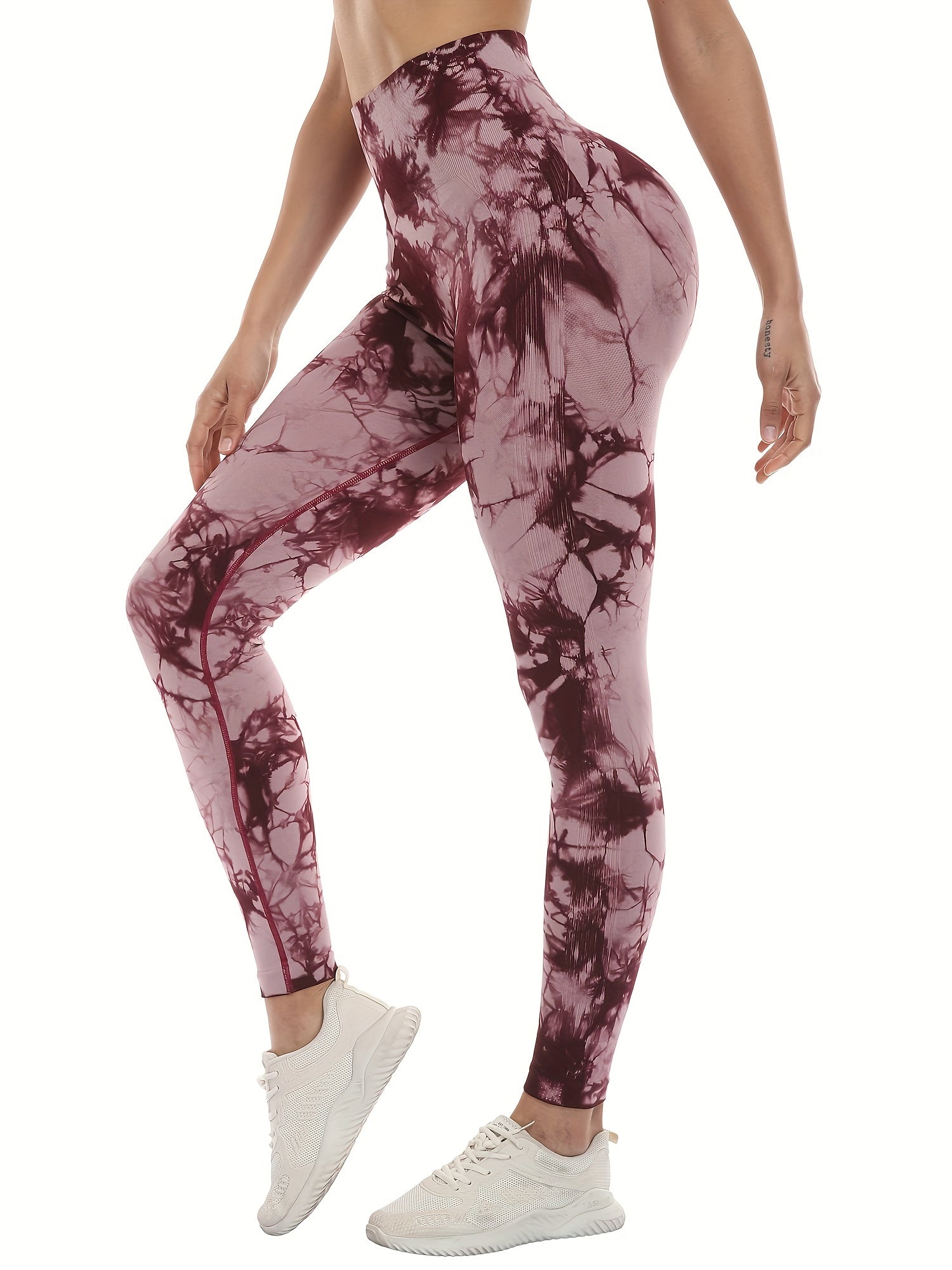 Tie Dye High Waist Yoga Leggings for Women