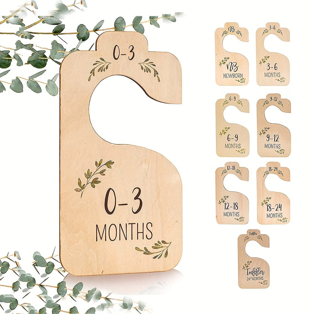 8pcs Baby Closet Organizers Newborn-24 Months Nursery Decor