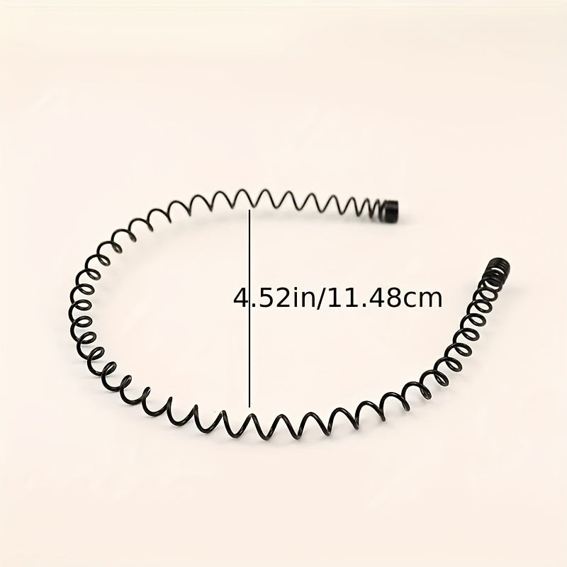 Iron Wave Headband Men's Women's Invisible Sports Hairpin Hair Accessories