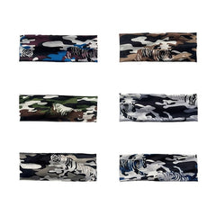Men's Sports Hair Bands Camouflage Stretch Headband