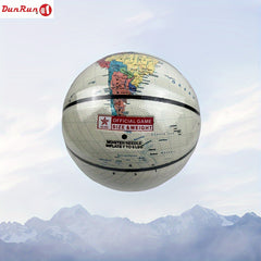 Standard No 7 Basketball PU Material Map Pattern Basketball