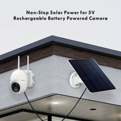 3W 5V USB Solar Camera Charging Plate for Surveillance Camera