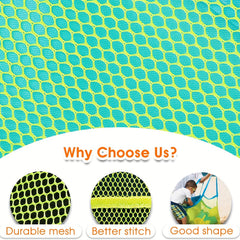 Kids Beach Toy Mesh Bag Seashell Tote for Shells & Toys