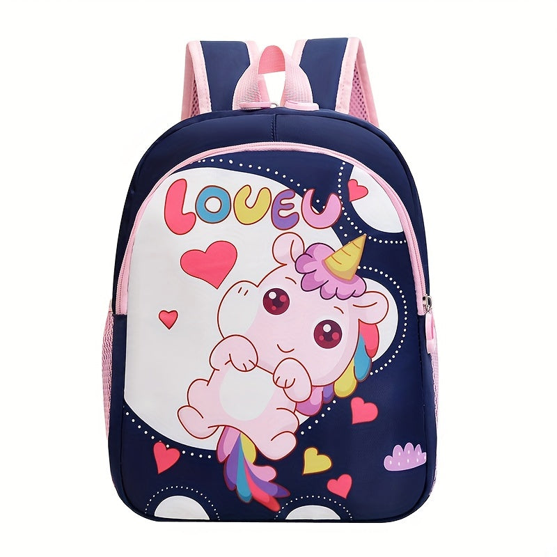 Kids Unicorn School Bag Kindergarten Backpack Spine Protection