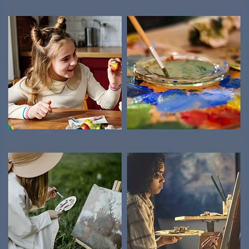 Watercolor Paint Set 12/24 Colors Beginner Painting 5ml Full Coverage