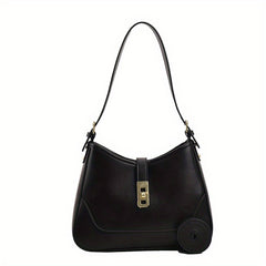 Women's Minimalist Shoulder Bag PU Leather Handbag