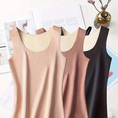 3 Seamless Thermal Tops Sleeveless Base Top Women's Lingerie