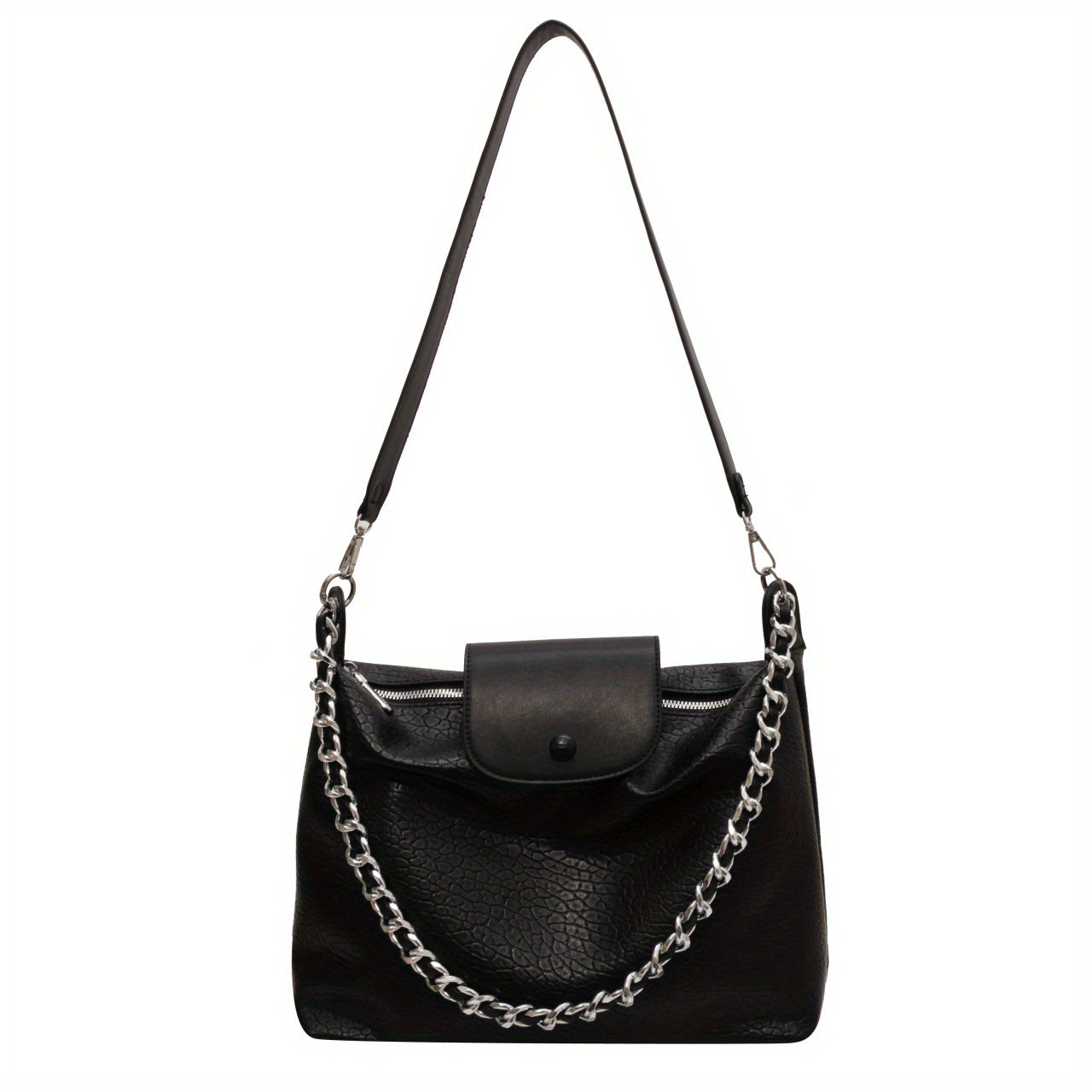 Retro Hobo Bag PU Leather Tote Women's Shoulder Handbag