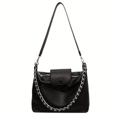 Retro Hobo Bag PU Leather Tote Women's Shoulder Handbag