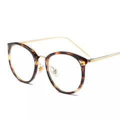 Round Frame Light Blocking Glasses for Women Unisex