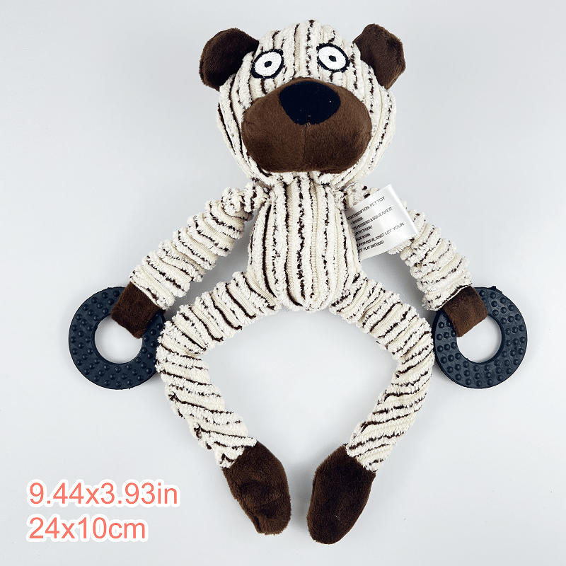 Plush Dog Toy Bear Monkey Puppy Toys for Dogs