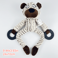 Plush Dog Toy Bear Monkey Puppy Toys for Dogs