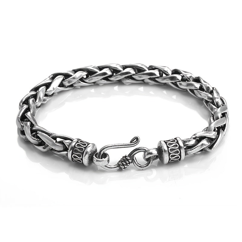 Gothic Stainless Steel Bracelet Punk Hip Hop Men Gift Jewelry
