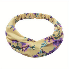 Boho Floral Style Headband Elastic Head Wrap Hair Band