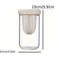 550ml Big Belly Tea Water Filter Straw Cup