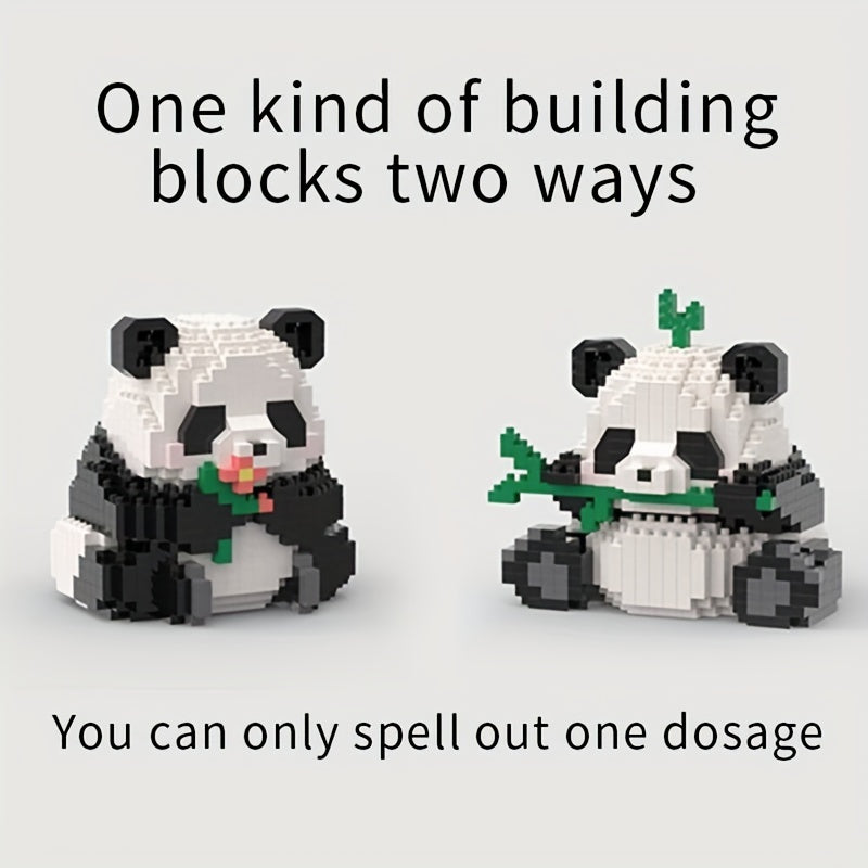 Panda Building Block Toys - 2 Ways to Play - Holiday Gift