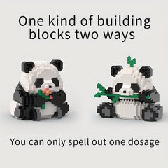 Panda Building Block Toys - 2 Ways to Play - Holiday Gift