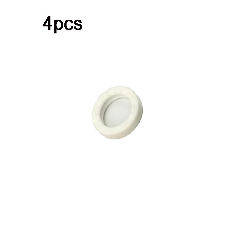 10pcs Silicone Key Cap Label Plastic Key Identification Rings