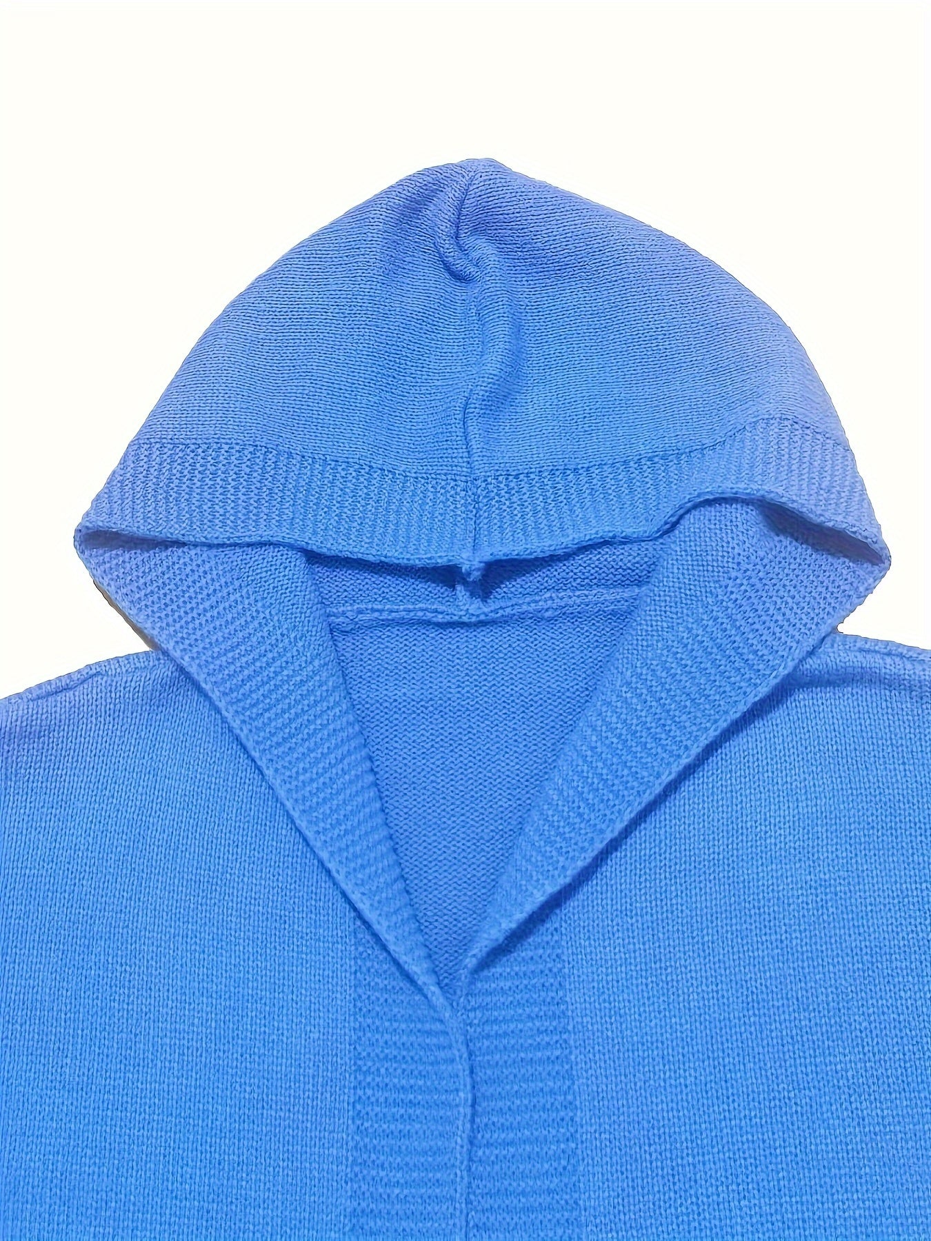  Open Front Hooded Cardigan