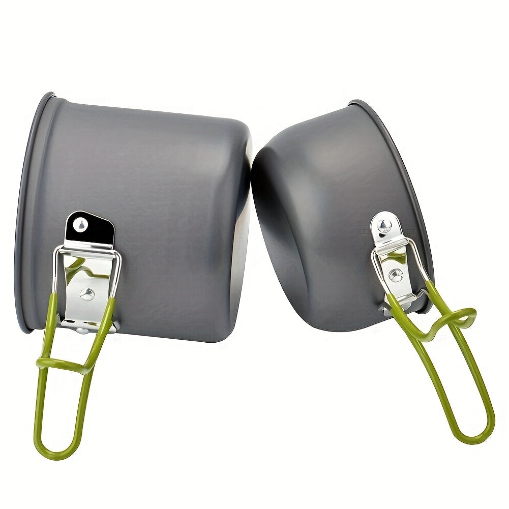 Outdoor Hiking Camping Cooking Kit Non Stick Pot & Bowl