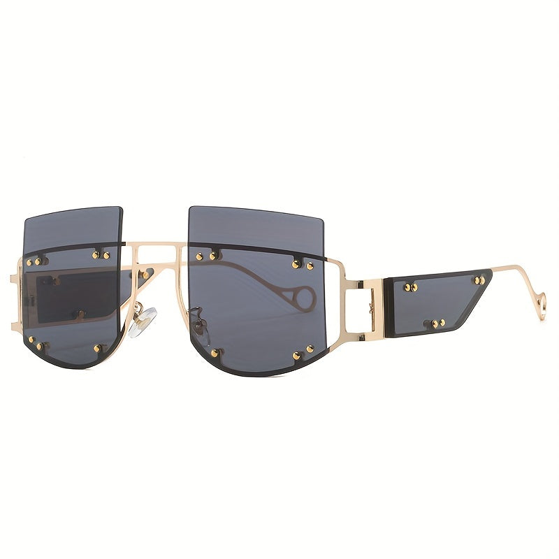 Men's Square Frame Sunglasses UV Protection