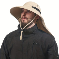 UV Protection Sun Hat Mesh Breathable Bucket Hat Boonie Hat