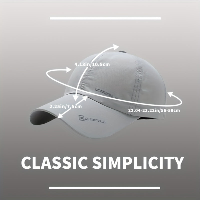 Unisex Sunshade Adjustable Baseball Cap for Outdoor Sport