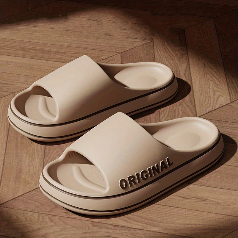Men's Lightweight Open Toe Slippers for Shower Spring Summer