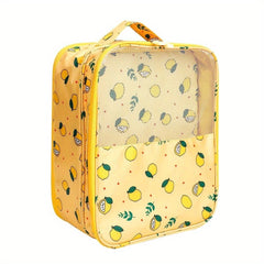 Travel Shoes Storage Bag Lemon Pattern Organizer