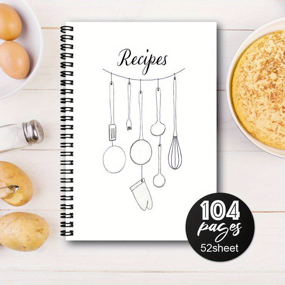 Spiral Recipe Notebook - Record Your Recipes - Ideal Gift - Daily Planner