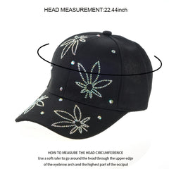 Hotfix Rhinestone Hat Soft Trucker Cap Mesh Sun Hats