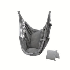 Outdoor Hammock Swing Chair with 2 Pillows