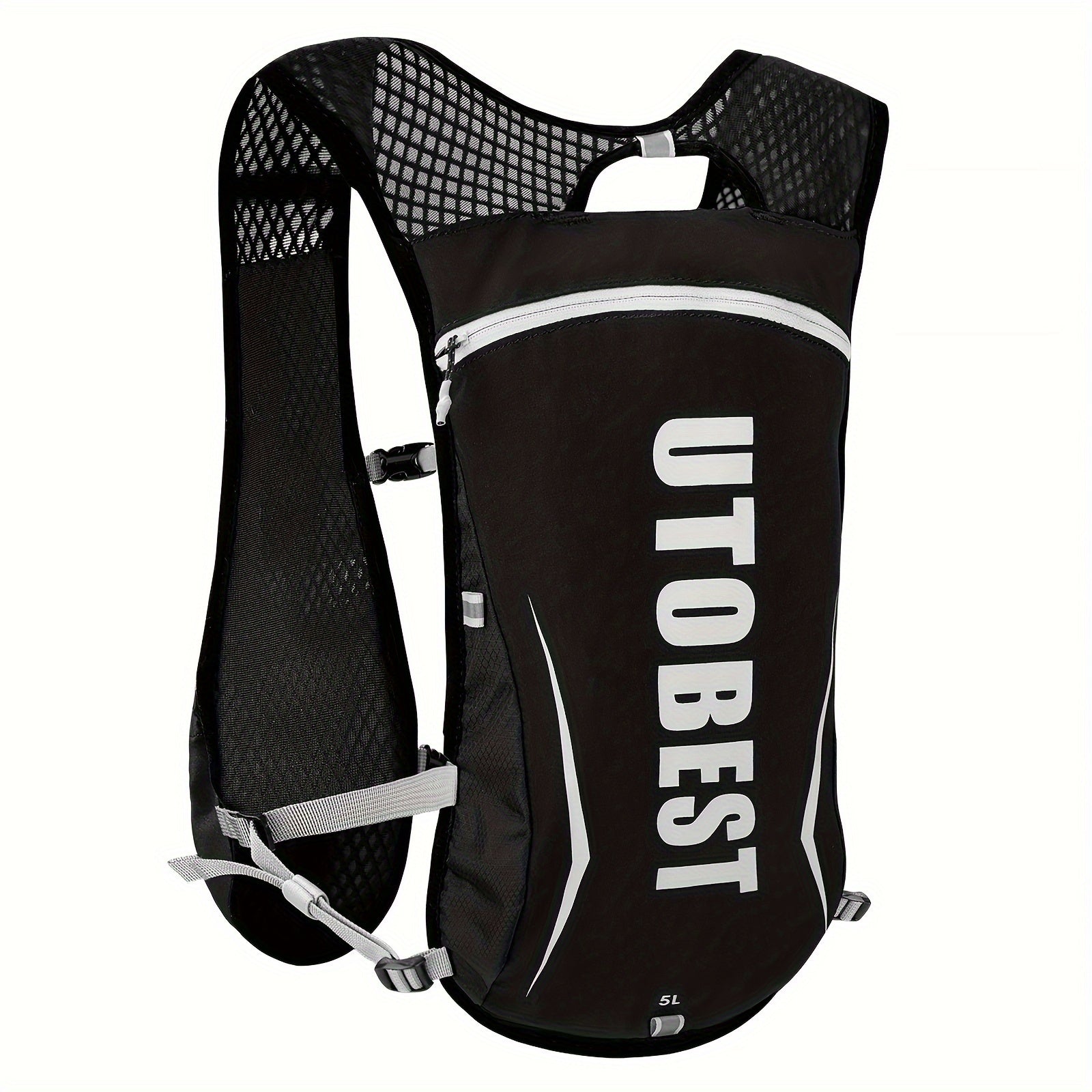 Foldable Water Bag Waistcoat Hydration Pack Lightweight Outdoor Backpack