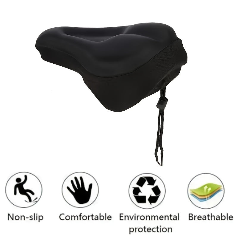 Gel Padded Bike Seat Cushion for Soft Exercise Riding