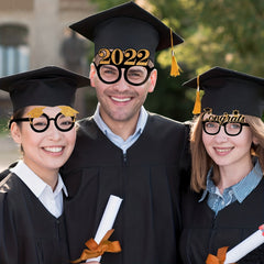 6pcs Graduation Students Glasses Graduation Party Decorations Photo Props